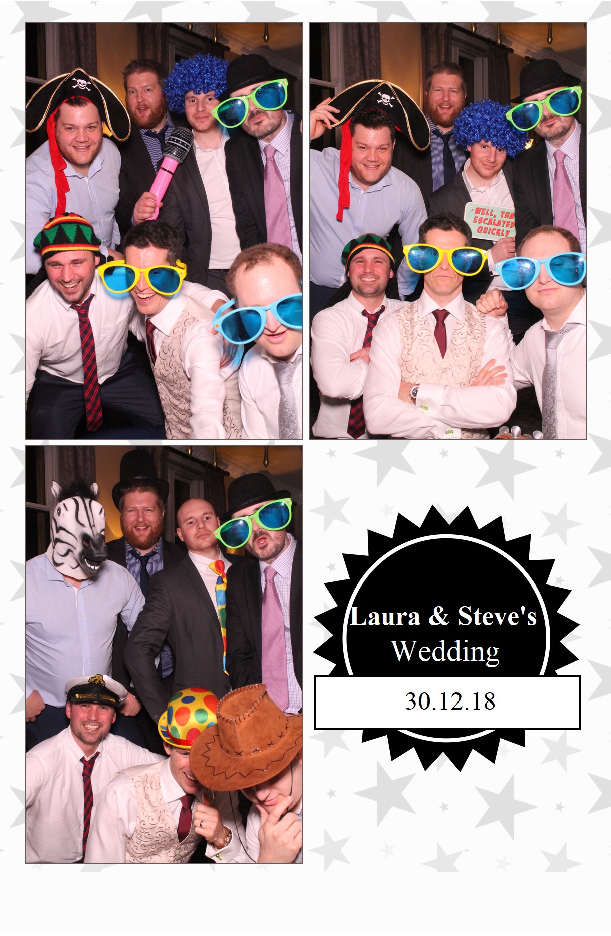 Steve and Laura's Wedding 2018 | View more photos from the event at gallery.myfunphotobooth.com/u/My-Fun-Photo-Booth/Steve-and-Lauras-Wedding-2018